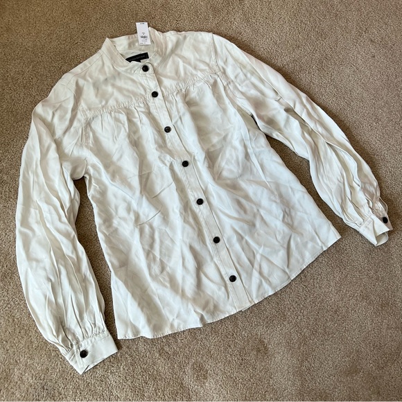 Banana Republic S Tall Balloon Sleeve Blouse - Picture 7 of 11